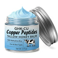 MTGBO Copper Peptides GHK-Cu Beef Tallow Honey Balm: Anti Aging Blue Balm with Methylene Blue, Manuka Honey & Vitamin E – 2 oz