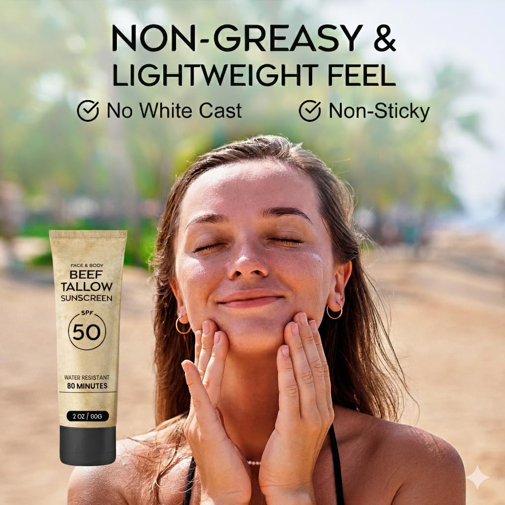 Beef Tallow Sunscreen SPF 50