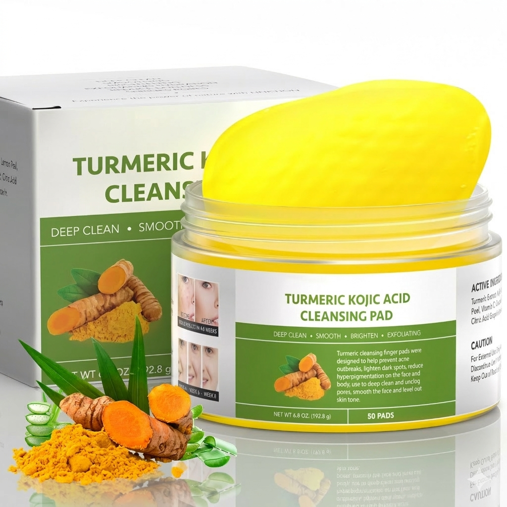 Turmeric Kojic Acid Cleansing Pads 50PC